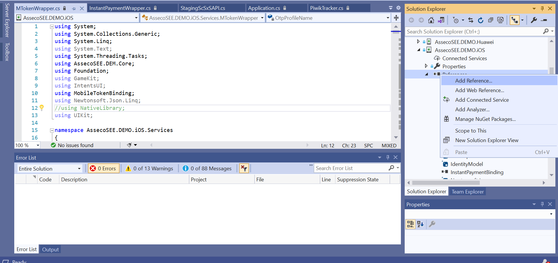 Adding reference